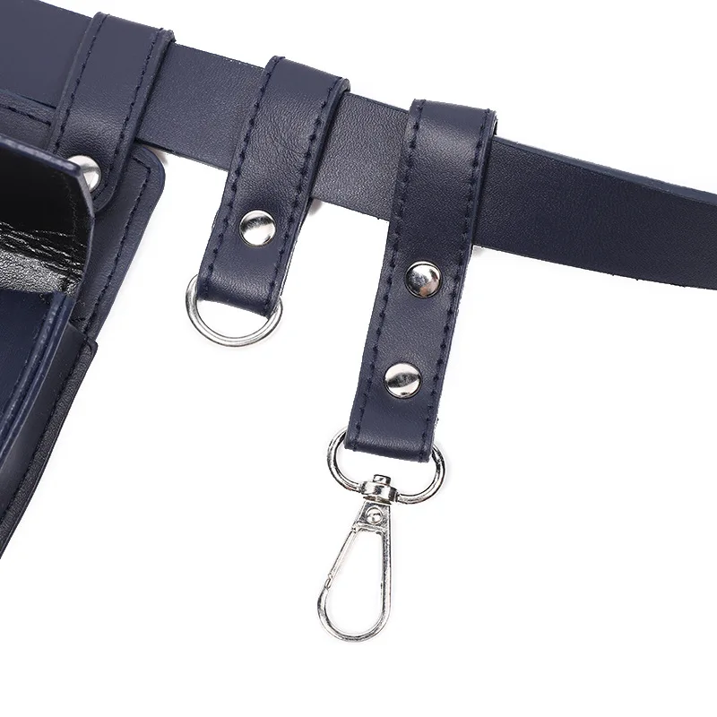 Two Piece Locomotive Package New Phone Bags Female Crossbody Fashionable PU Belt Waist Bag Trendy Crossbody Bag