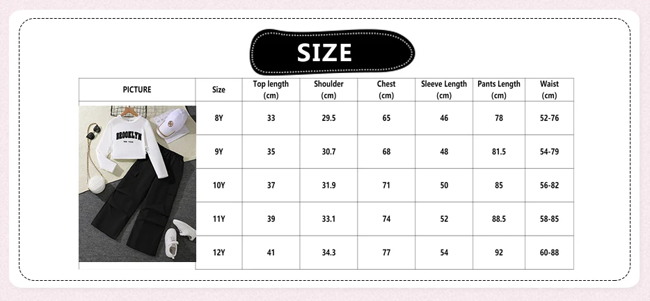 2024 New Spring Autumn Girls Matching Clothes 8-12 Years Solid Color Vacation Party Daily Casual Clothing Korean Style Outfits