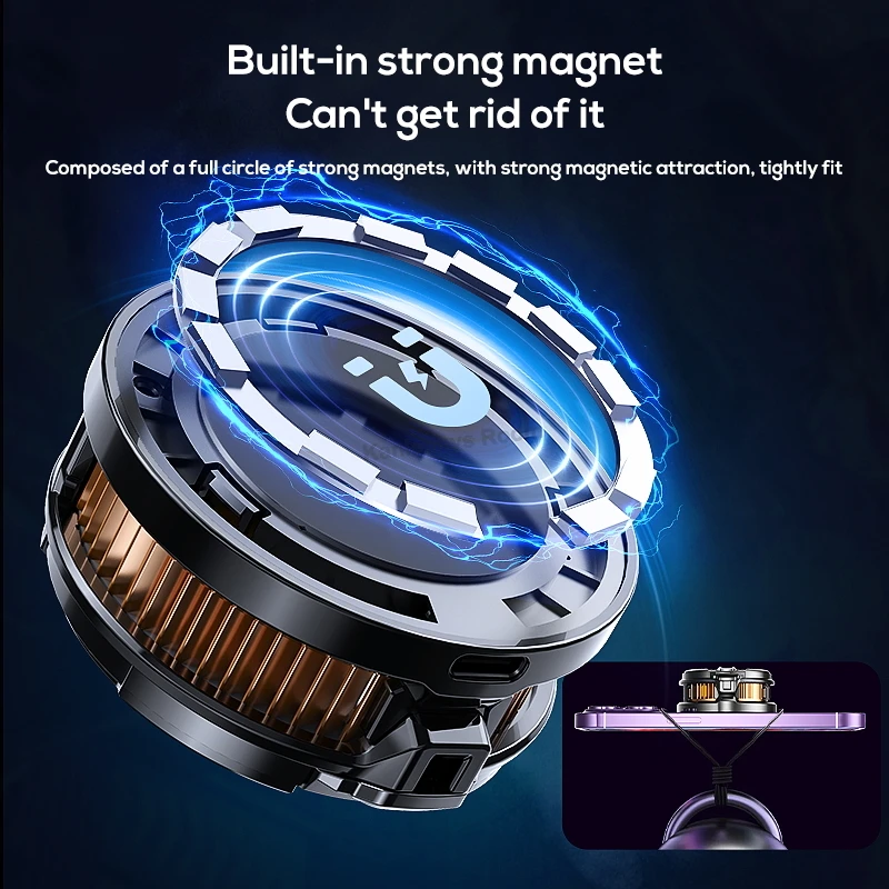 MEMO CX06 CX07 CX08 Frozen Mobile Phone PUBG Game Cooler Semiconductor Cooling Radiator Magnetic Back-clip 2 in 1 Cool Heat Sink
