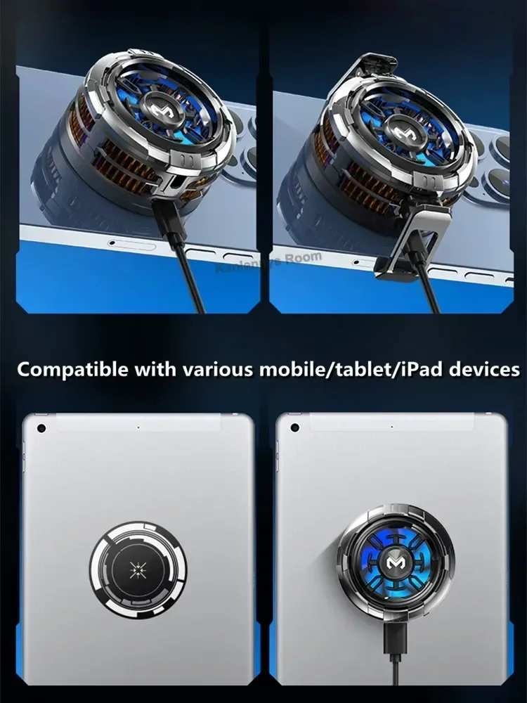 MEMO CX06 CX07 CX08 Frozen Mobile Phone PUBG Game Cooler Semiconductor Cooling Radiator Magnetic Back-clip 2 in 1 Cool Heat Sink