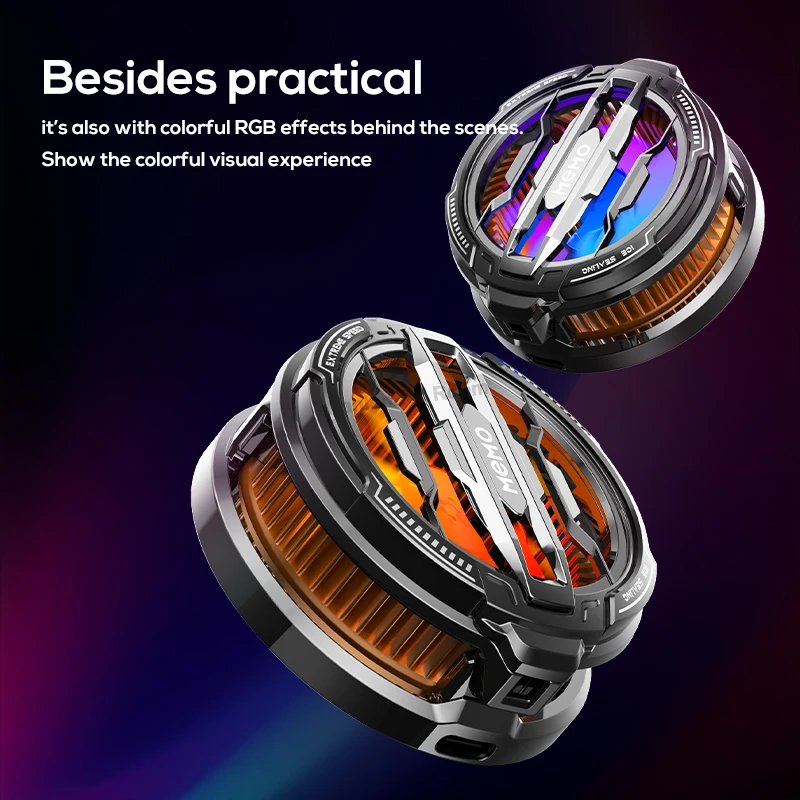 MEMO CX06 CX07 CX08 Frozen Mobile Phone PUBG Game Cooler Semiconductor Cooling Radiator Magnetic Back-clip 2 in 1 Cool Heat Sink