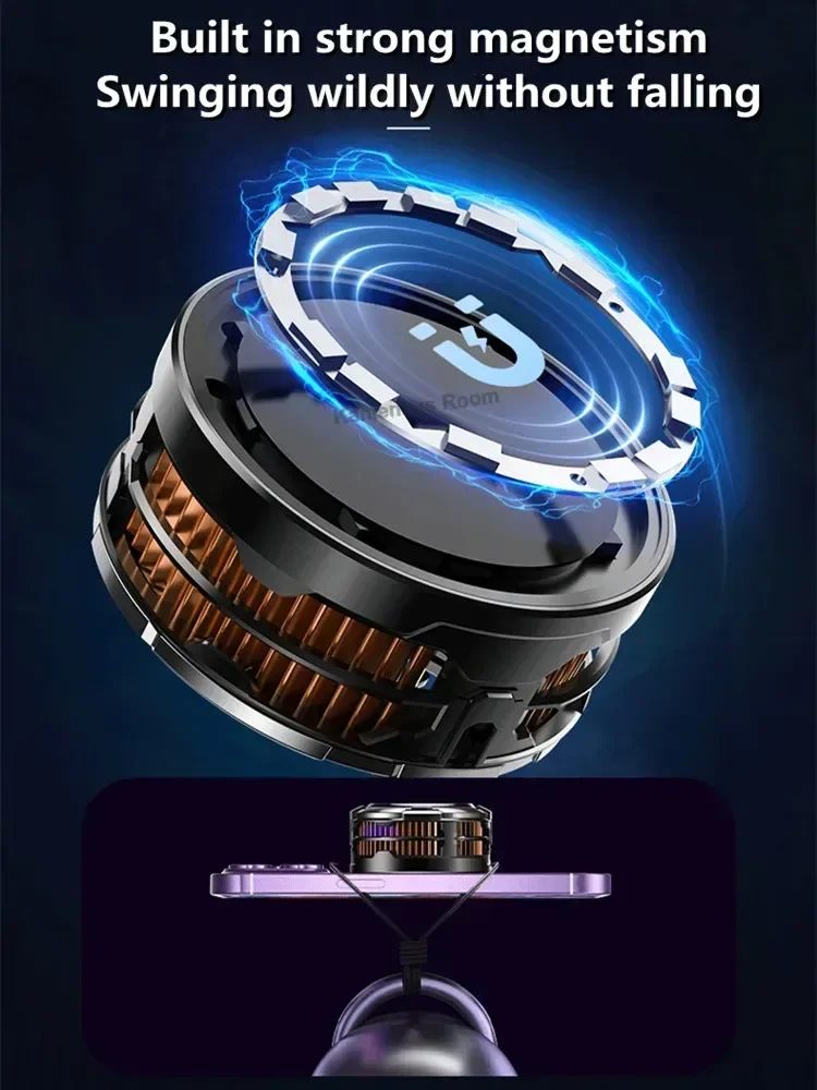 MEMO CX06 CX07 CX08 Frozen Mobile Phone PUBG Game Cooler Semiconductor Cooling Radiator Magnetic Back-clip 2 in 1 Cool Heat Sink