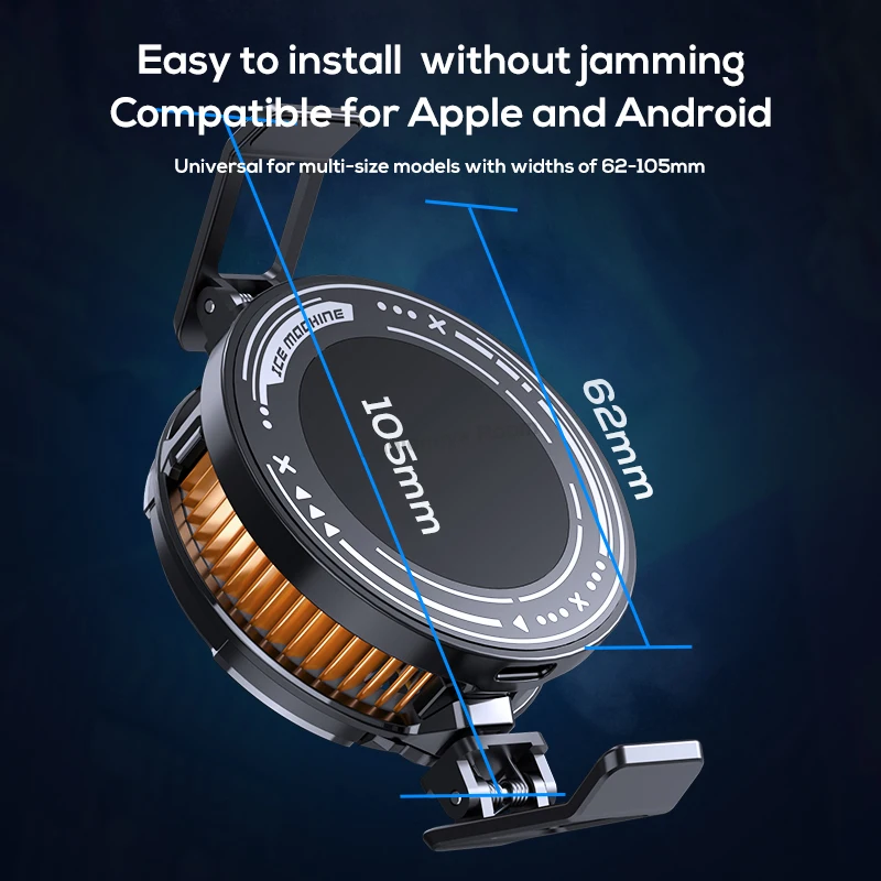 MEMO CX06 CX07 CX08 Frozen Mobile Phone PUBG Game Cooler Semiconductor Cooling Radiator Magnetic Back-clip 2 in 1 Cool Heat Sink