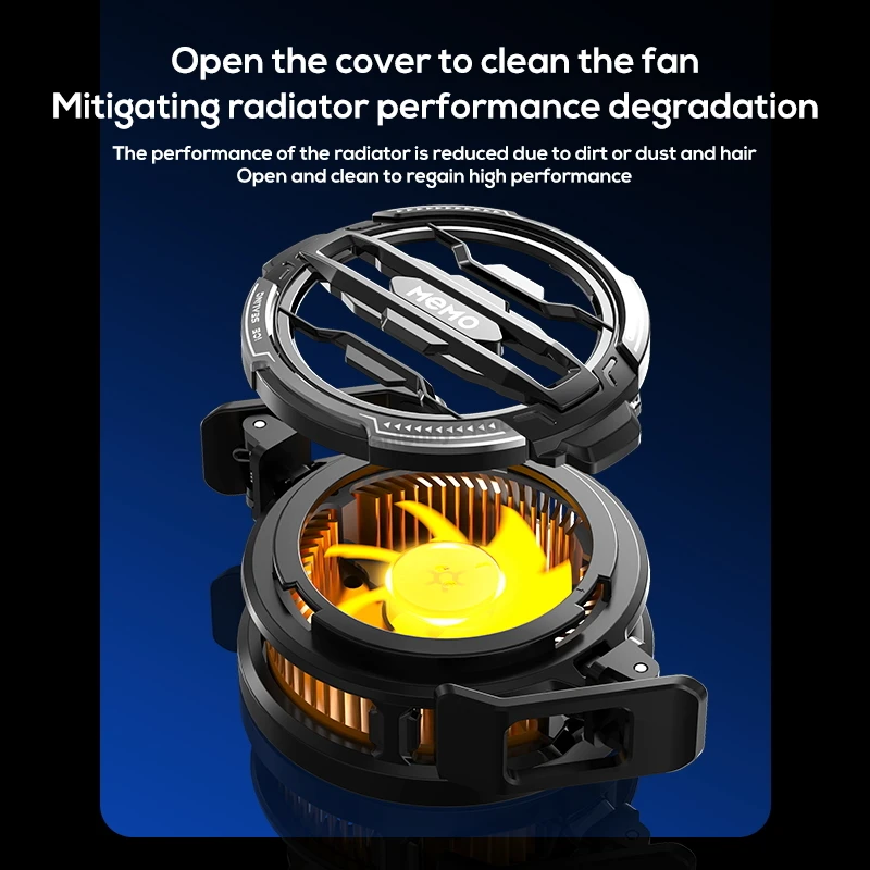 MEMO CX06 CX07 CX08 Frozen Mobile Phone PUBG Game Cooler Semiconductor Cooling Radiator Magnetic Back-clip 2 in 1 Cool Heat Sink