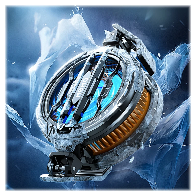 MEMO CX06 CX07 CX08 Frozen Mobile Phone PUBG Game Cooler Semiconductor Cooling Radiator Magnetic Back-clip 2 in 1 Cool Heat Sink