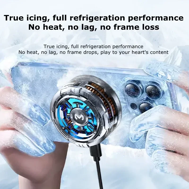 MEMO CX06 CX07 CX08 Frozen Mobile Phone PUBG Game Cooler Semiconductor Cooling Radiator Magnetic Back-clip 2 in 1 Cool Heat Sink