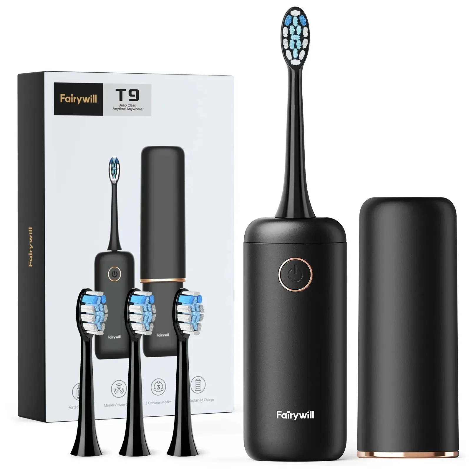 Fairywill P11 T9 P80 Electric Toothbrush Heads