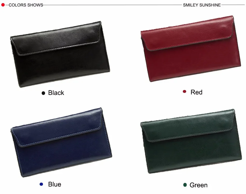 Slim Purse Genuine Leather Women Wallet  Luxury Female Long Clutch Coin Phone Wallets and Purses Ladies Card Holder Vallet
