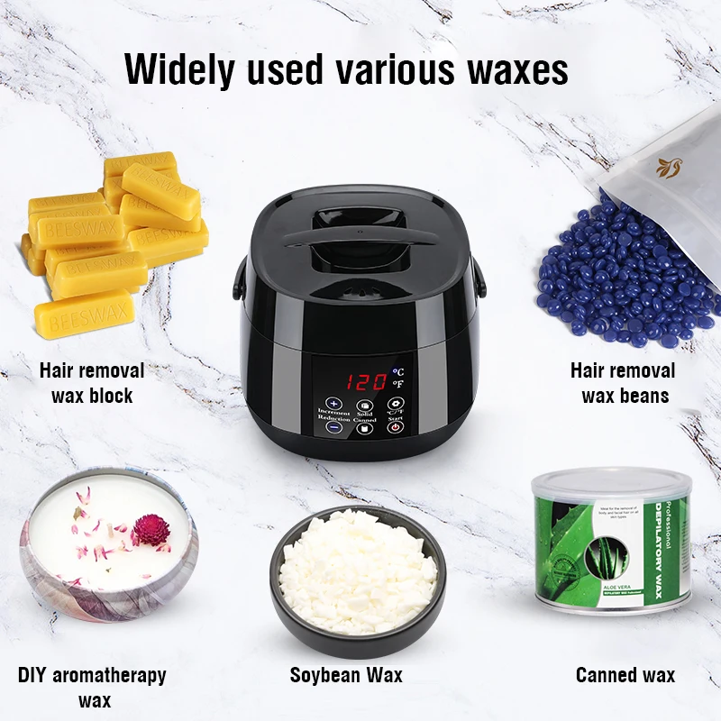 Professional Smart Wax Heater Wax Warmer Hair Removal Machine SPA Hands Feet Epilator Depilatory Paraffin Waxing Machine