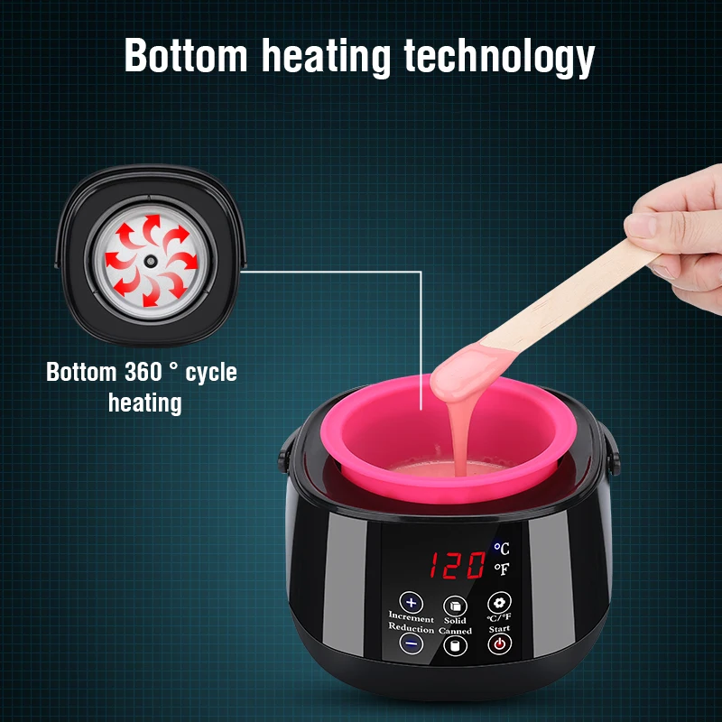 Professional Smart Wax Heater Wax Warmer Hair Removal Machine SPA Hands Feet Epilator Depilatory Paraffin Waxing Machine