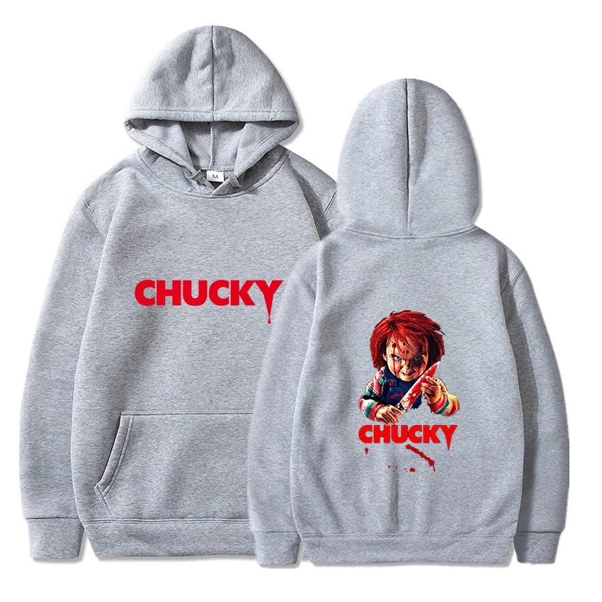 Horror Movie Play Chucky Hoodies Harajuku Hip Hop Streetwear Men Women Autumn Winter Hooded Sweatshirt Pullover Tops
