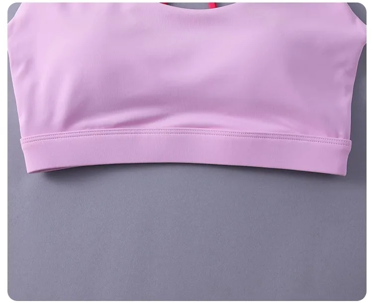 Women Sexy Yoga Bra Cross Back Thin Sports Strappy Underwear Casual Gym Fitness Bra