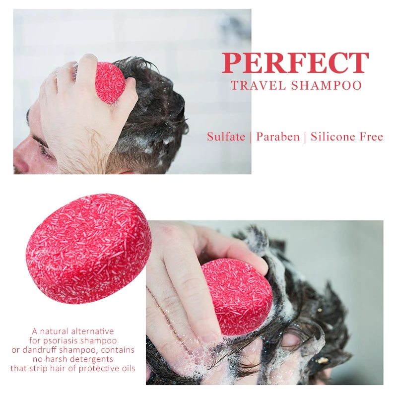 PURC Hair Shampoo Bar Ginger Polygonum Cold Processed Soap Smoothing Cleaning Anti Dandruff Soap Bar Soft Hair Care