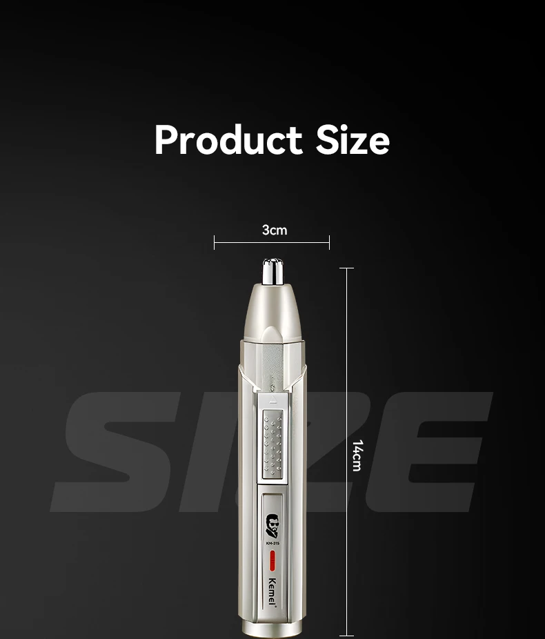 Origina Kemei all in one Rechargeable Ear Nose Hair Trimmer For Men&Women Electric Eyebrow Beard Trimer Neckline Face Grooming