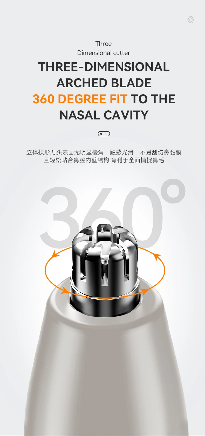 Origina Kemei all in one Rechargeable Ear Nose Hair Trimmer For Men&Women Electric Eyebrow Beard Trimer Neckline Face Grooming
