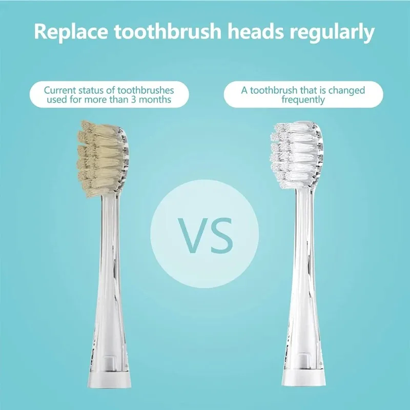 For Seago SG-2139/SG977/EK6/EK7/SG513 Kids Electric Toothbrush Replacement Toothbrush Heads 4/8/16pcs