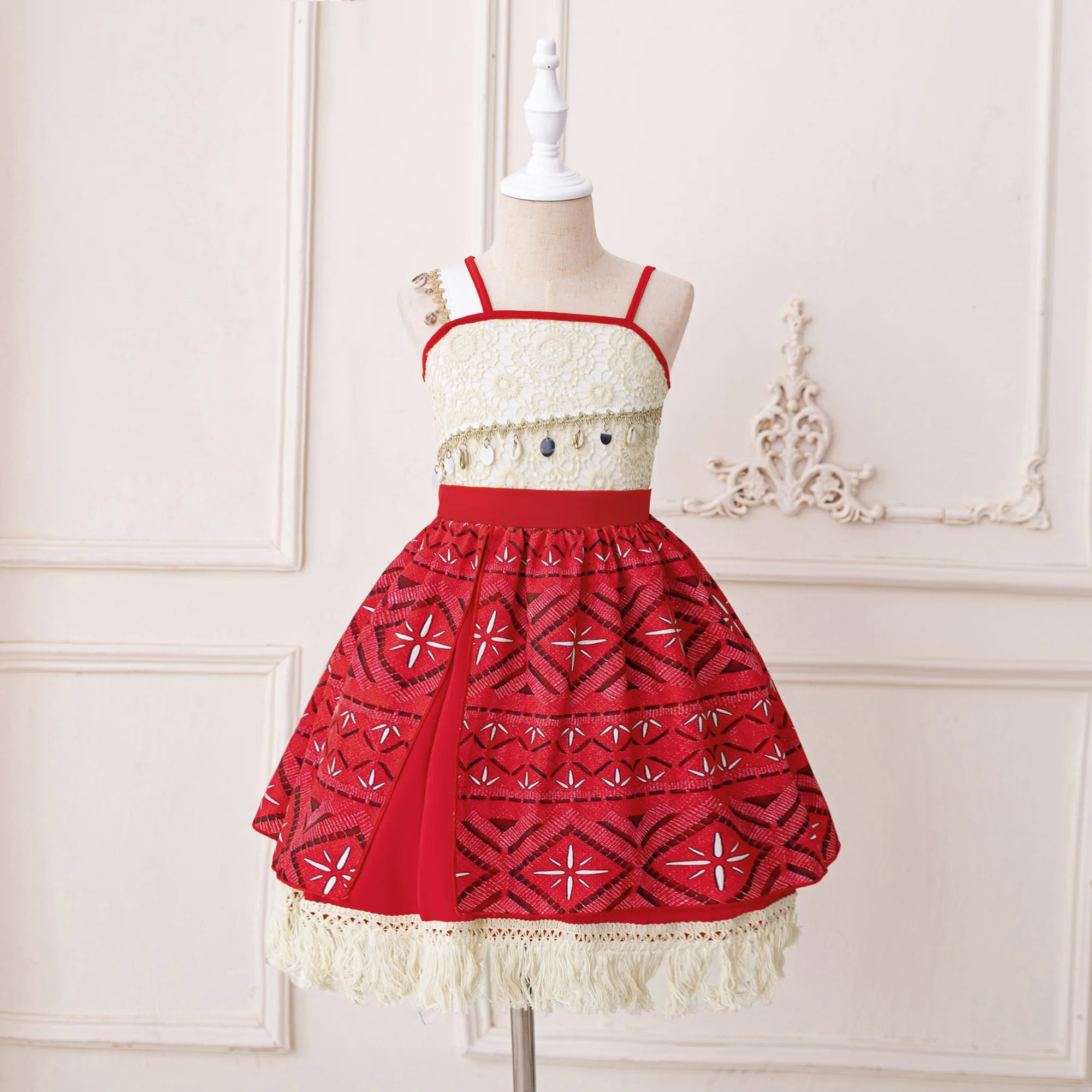 Moana Vaiana Girls Dress Cosplay Costume Fantasy Carnival Moanas Casual Party Birthday Dresses Kids Clothing Christmas Costumes