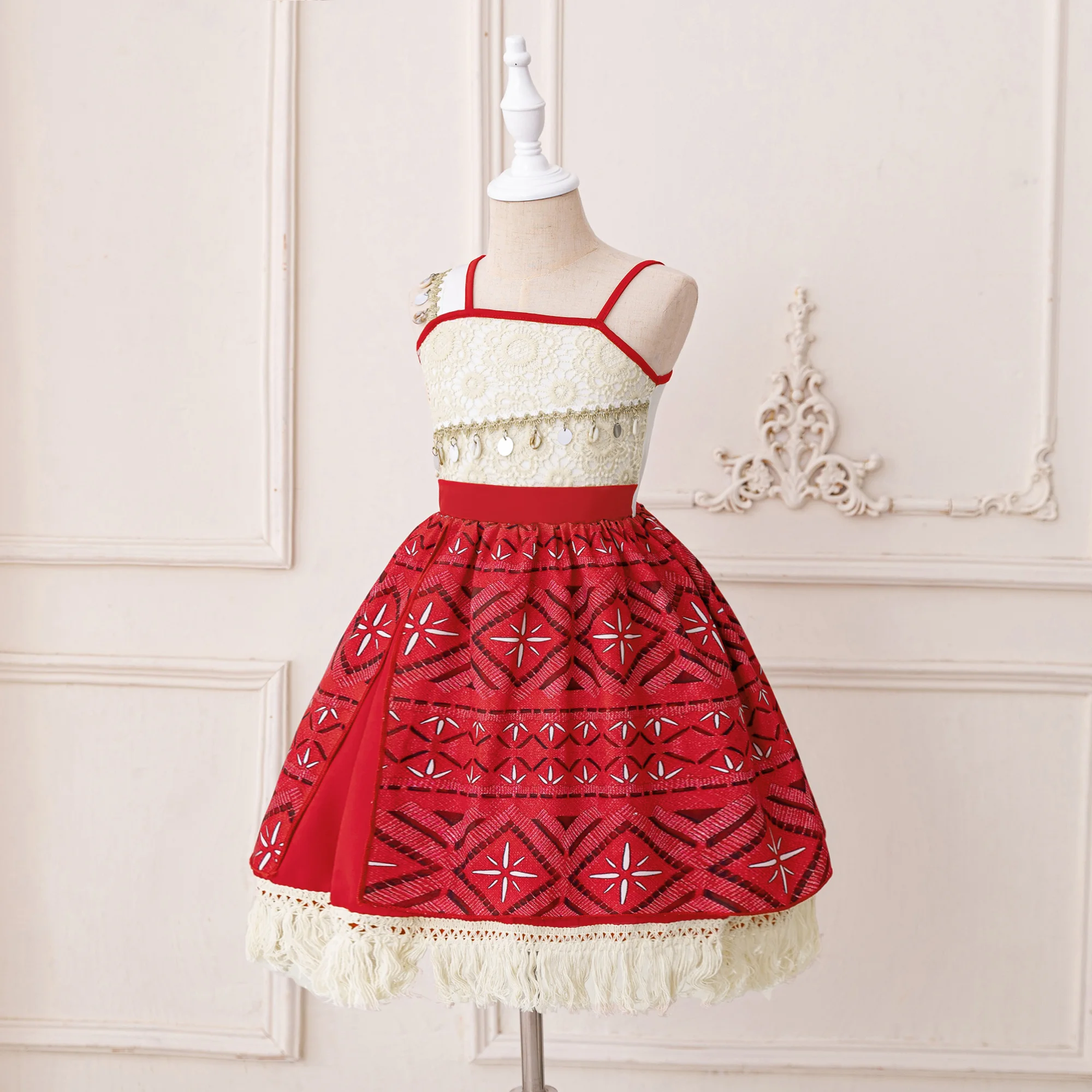 Moana Vaiana Girls Dress Cosplay Costume Fantasy Carnival Moanas Casual Party Birthday Dresses Kids Clothing Christmas Costumes