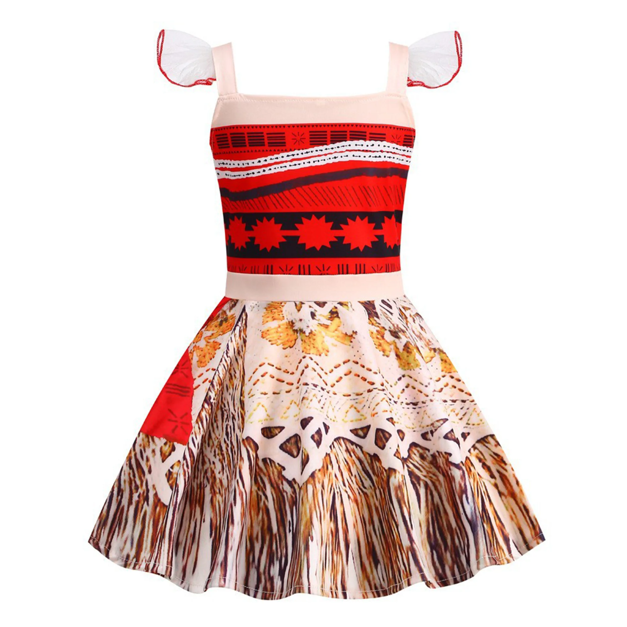 Moana Vaiana Girls Dress Cosplay Costume Fantasy Carnival Moanas Casual Party Birthday Dresses Kids Clothing Christmas Costumes