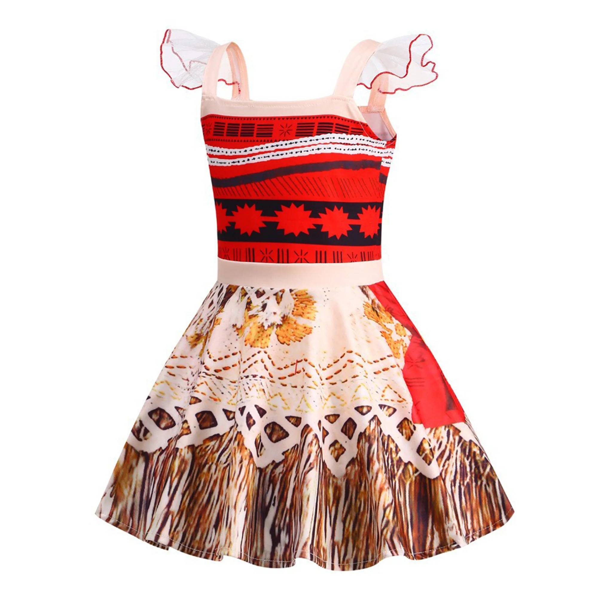Moana Vaiana Girls Dress Cosplay Costume Fantasy Carnival Moanas Casual Party Birthday Dresses Kids Clothing Christmas Costumes
