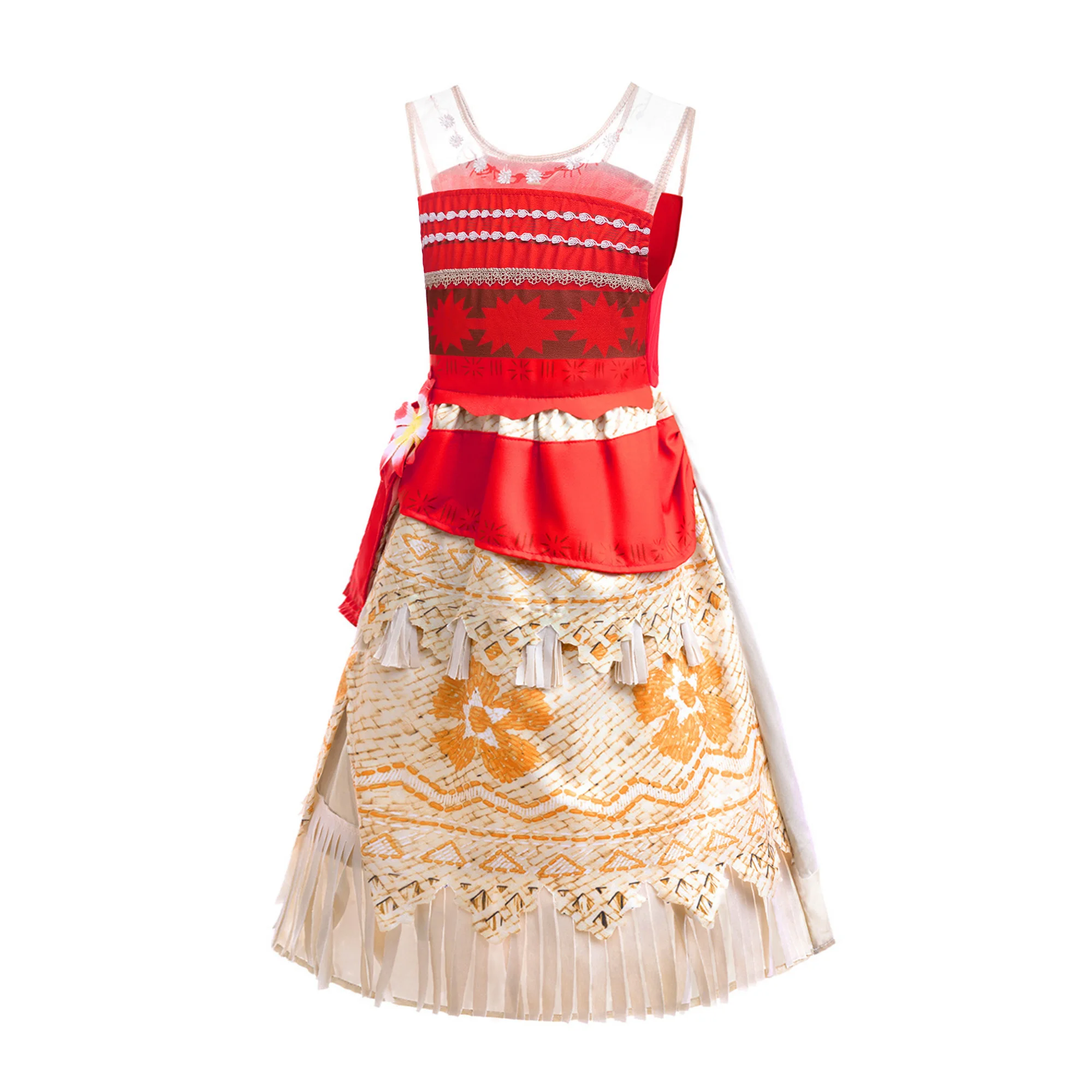 Moana Vaiana Girls Dress Cosplay Costume Fantasy Carnival Moanas Casual Party Birthday Dresses Kids Clothing Christmas Costumes