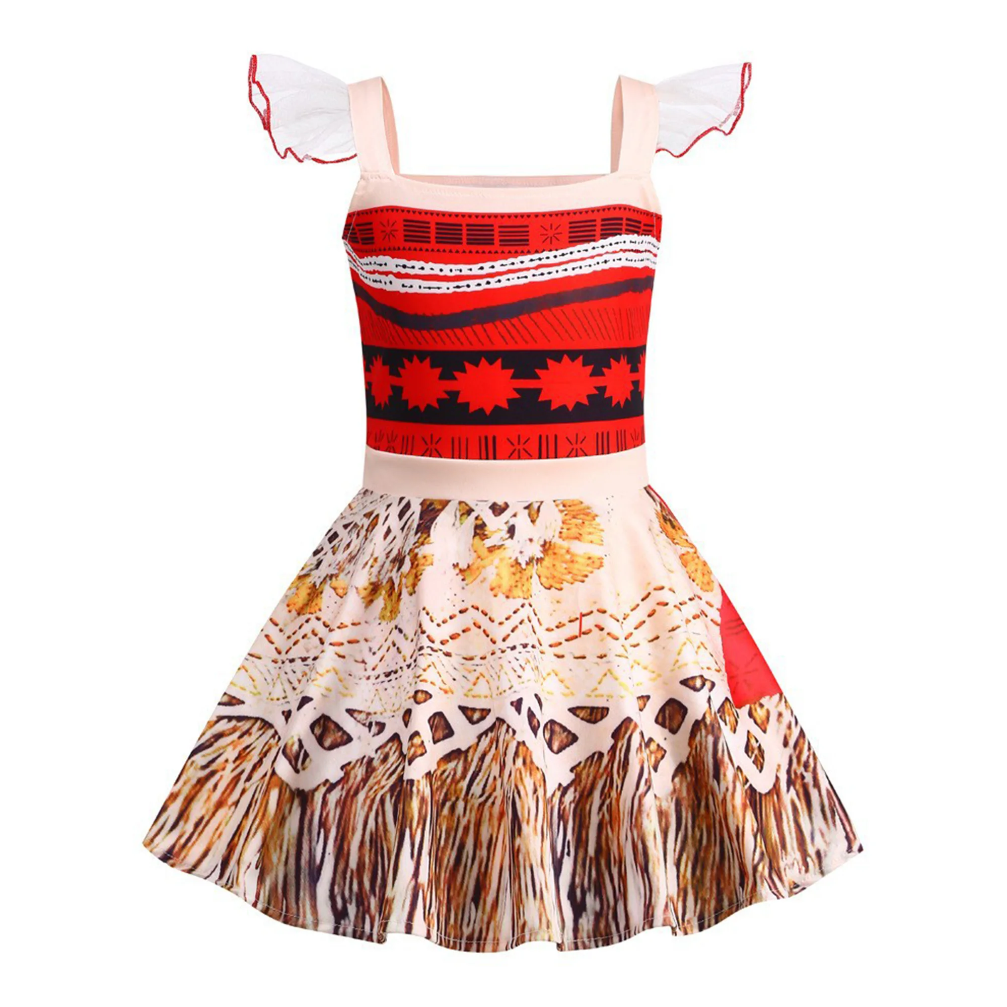 Moana Vaiana Girls Dress Cosplay Costume Fantasy Carnival Moanas Casual Party Birthday Dresses Kids Clothing Christmas Costumes