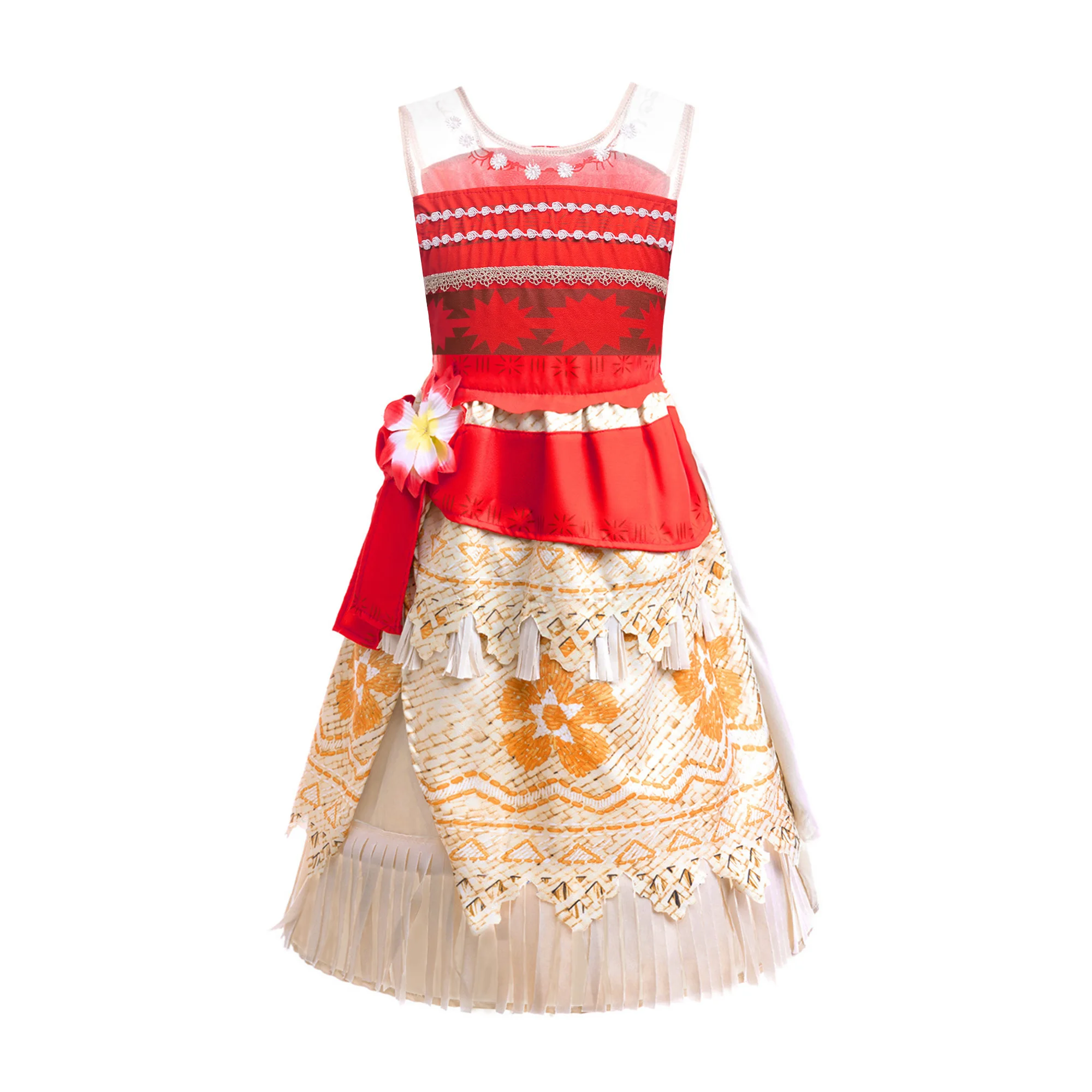 Moana Vaiana Girls Dress Cosplay Costume Fantasy Carnival Moanas Casual Party Birthday Dresses Kids Clothing Christmas Costumes
