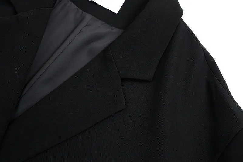 Oversize Blazer Women Suit Korean Chic Black Blazer Casual Coat Streetwear Loose Jackets Solid Women's Clothing Student New