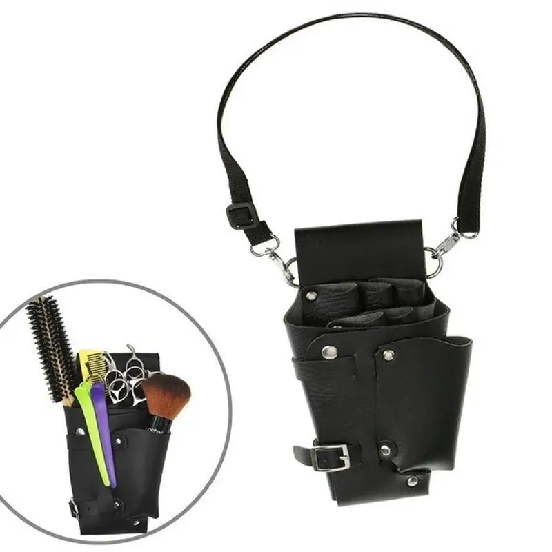 Multi-Functional Hairdressing Tool Storage Bag Hair Clip Comb Scissors Waist Bag Salon Barbershop Hairdresser Belt Bag Supplies