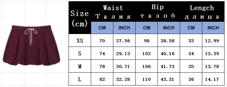 MUJER 2025 Balloon Mini Skirt Women Pleated Mid Waist Skirts for Women Autumn Short Women's Skirts Streetwear Draped Woman Skirt