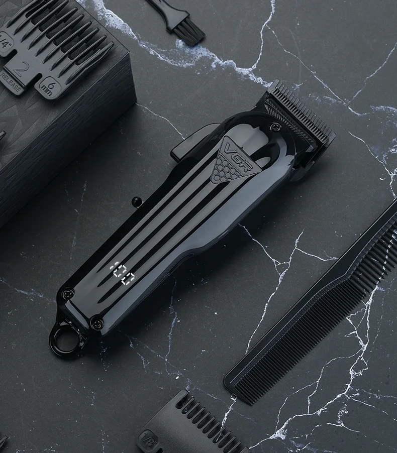 VGR Electric Hair Clipper Professional Hair Trimmer Cordless Trimmer for Men V-282 Barber Haircut Machine Rechargeable
