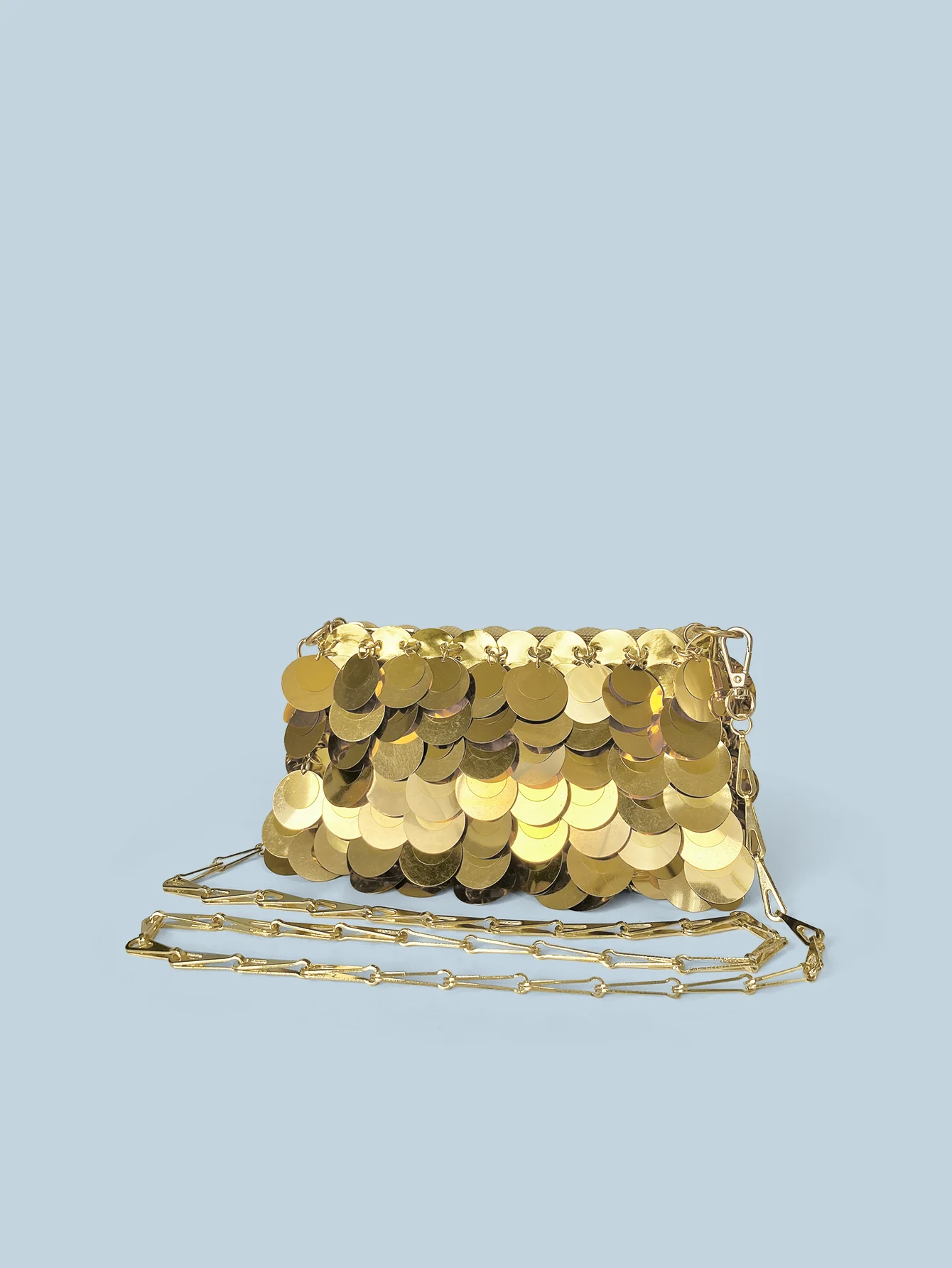 Small niche design bag for women 2024 new summer versatile shoulder crossbody bag handmade sequin high-end chain small square ba