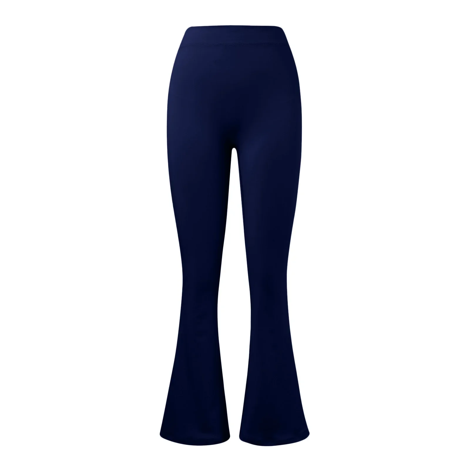 Fashion Micro Horn Leggings Women V-back Waist Sports Pants High Waist Push Up Butt Gym Pants Solid Slim Latin Dance Trousers