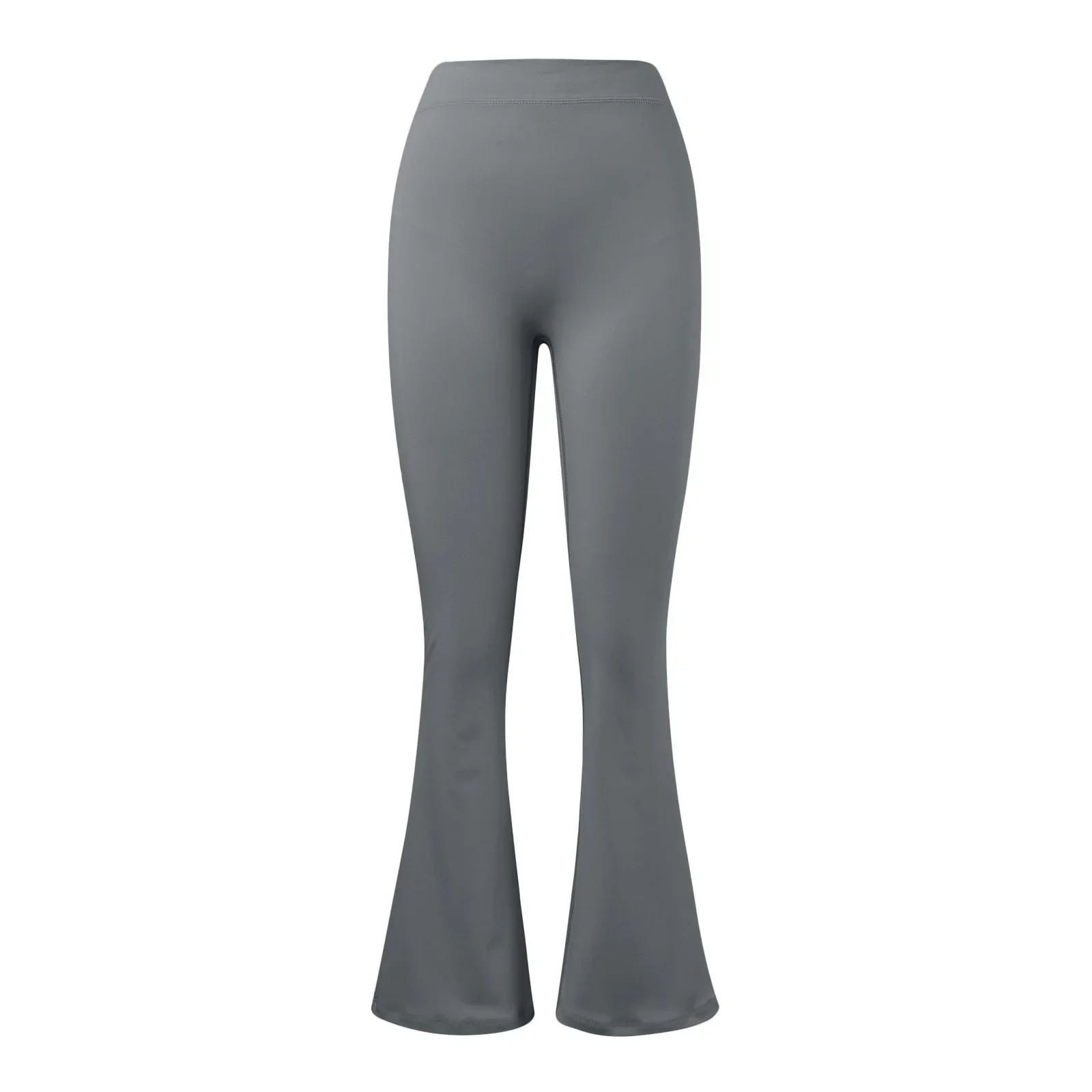 Fashion Micro Horn Leggings Women V-back Waist Sports Pants High Waist Push Up Butt Gym Pants Solid Slim Latin Dance Trousers