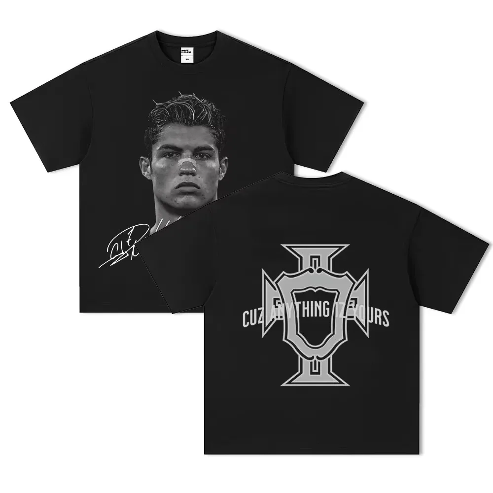 Neymar American Football Star Print 100%Cotton Short-sleeved T-shirt Men Women Clothing Athleisure Print Fashion Oversize Tee