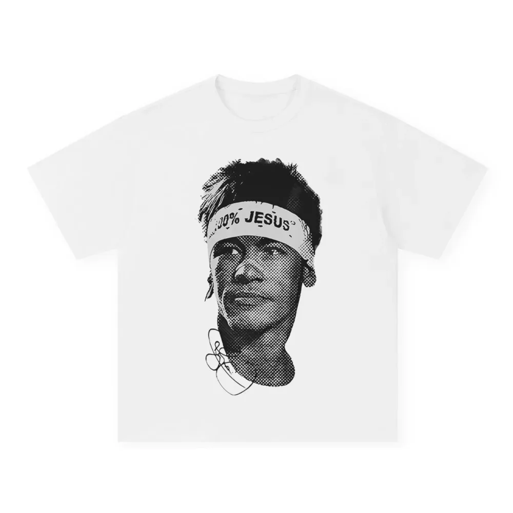 Neymar American Football Star Print 100%Cotton Short-sleeved T-shirt Men Women Clothing Athleisure Print Fashion Oversize Tee