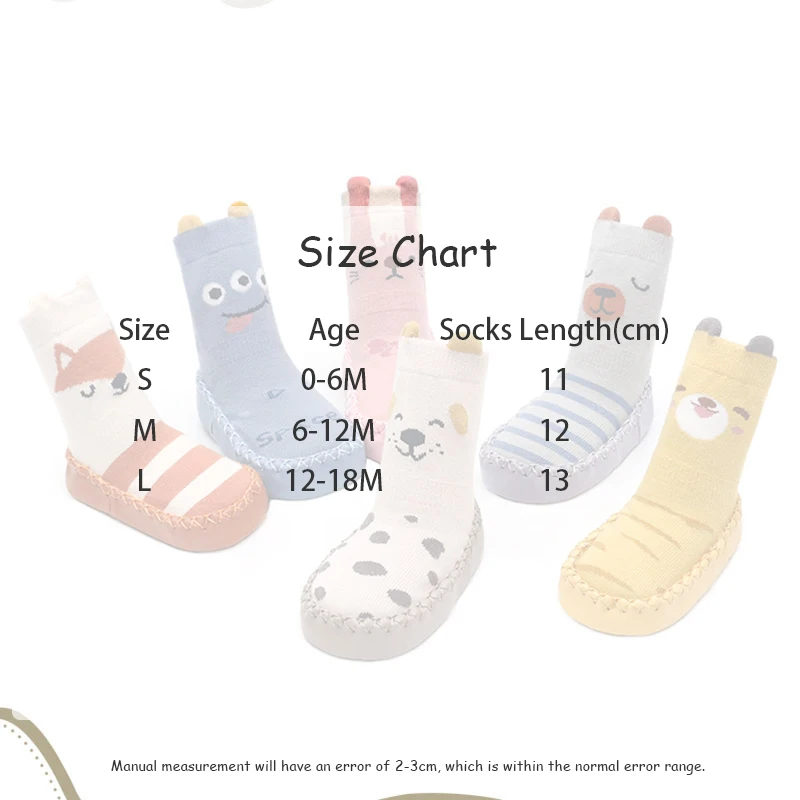 MILANCEL New Spring Baby Prewalker Cute Cartoon Animals Children's Floor Socks Thin Style Girls Toddler Non Slip Socks