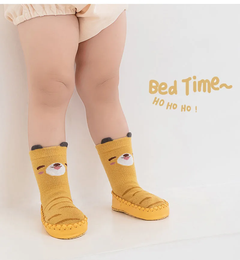 MILANCEL New Spring Baby Prewalker Cute Cartoon Animals Children's Floor Socks Thin Style Girls Toddler Non Slip Socks