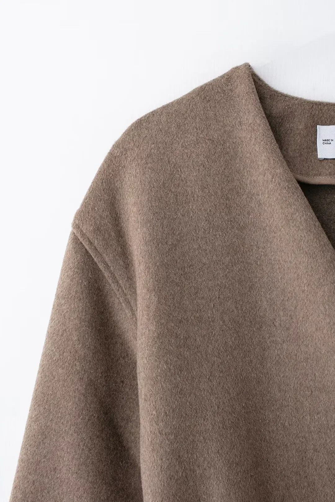 Women's Outerwear 2024 New Fashion With Belt Soft Top Elegant Chic Autumn/Winter Coat