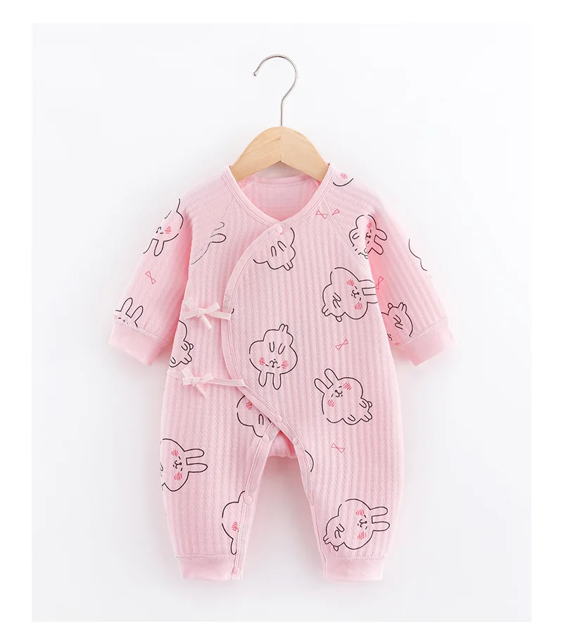 Winner Cute Animal Design Neonatal Boys Girls Baby Rompers 100 Cotton Laced Whale Design Bunnies Baby Stuff Loungewear Outfit