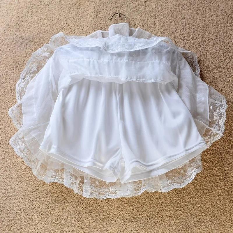 Elastic Gothic Lace Tutu Skirt Women Black Mesh Detail Petticoat Sexy Mini Tulle Skirts Party Club Wear Dancer