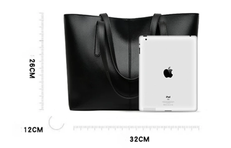 Women's Tote Bags Simple Large Capacity Femal Shoulder Bag Solid Color Commuter Leather Hand Bags Ladies Top Handle Bags
