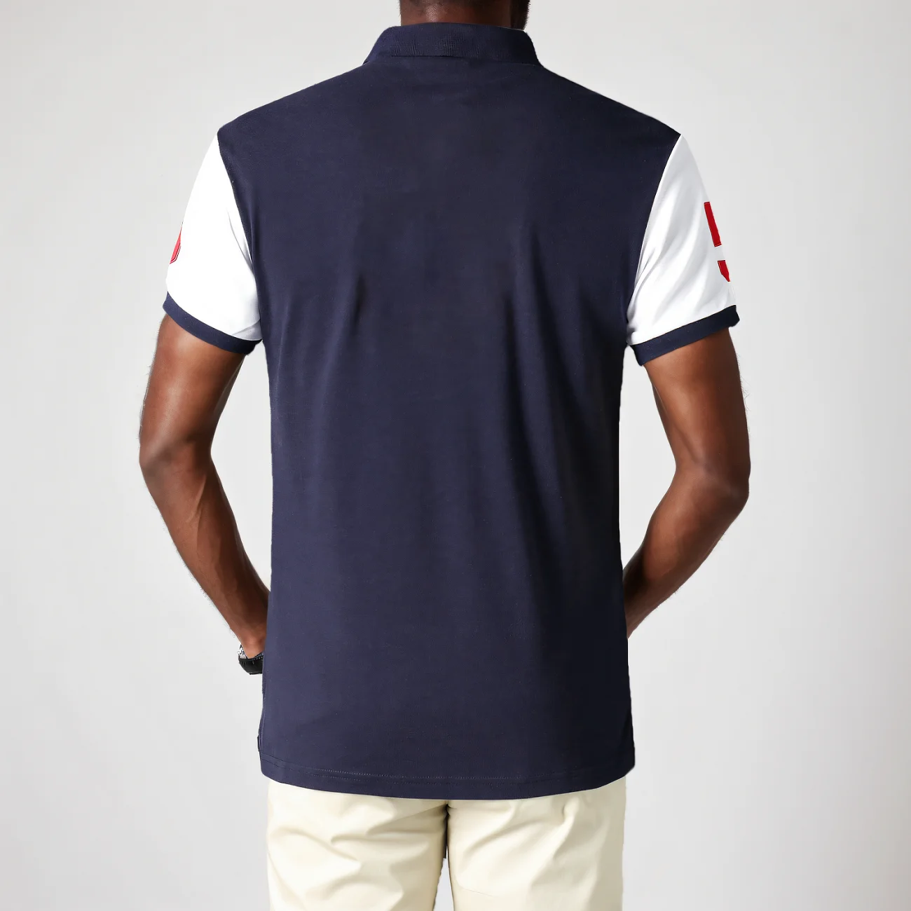 Men's Polo Shirt Tokyo Japan Royal Short Sleeve Leisure Sports Party Cotton Embroidered Luxury Contrast Color Original Design