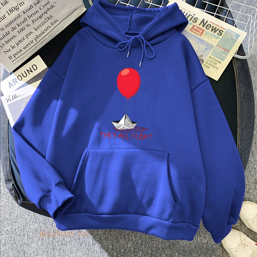 Horror Movie StephenKing It Clown Sweatshirts Long Sleeve Women_Men Winter Hoodies Casual Female Graphic Printing Pullovers Tops