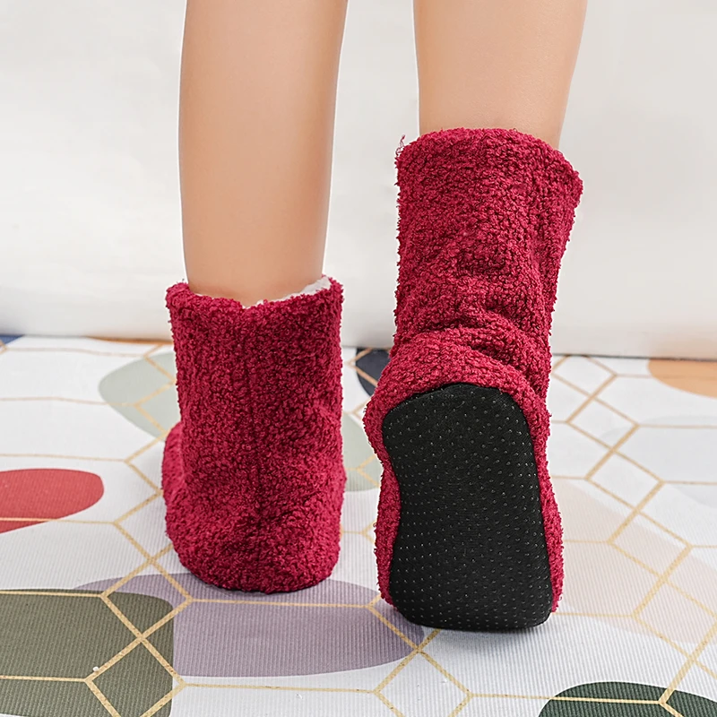 Mntrerm Winter Warmth Postpartum indoor Slippers for Women Indoor Floor Quiet Idea Cloth Soft Cotton Boots for Couples