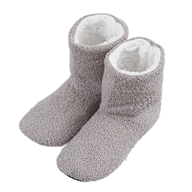 Mntrerm Winter Warmth Postpartum indoor Slippers for Women Indoor Floor Quiet Idea Cloth Soft Cotton Boots for Couples