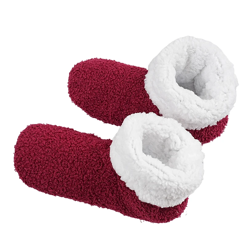 Mntrerm Winter Warmth Postpartum indoor Slippers for Women Indoor Floor Quiet Idea Cloth Soft Cotton Boots for Couples