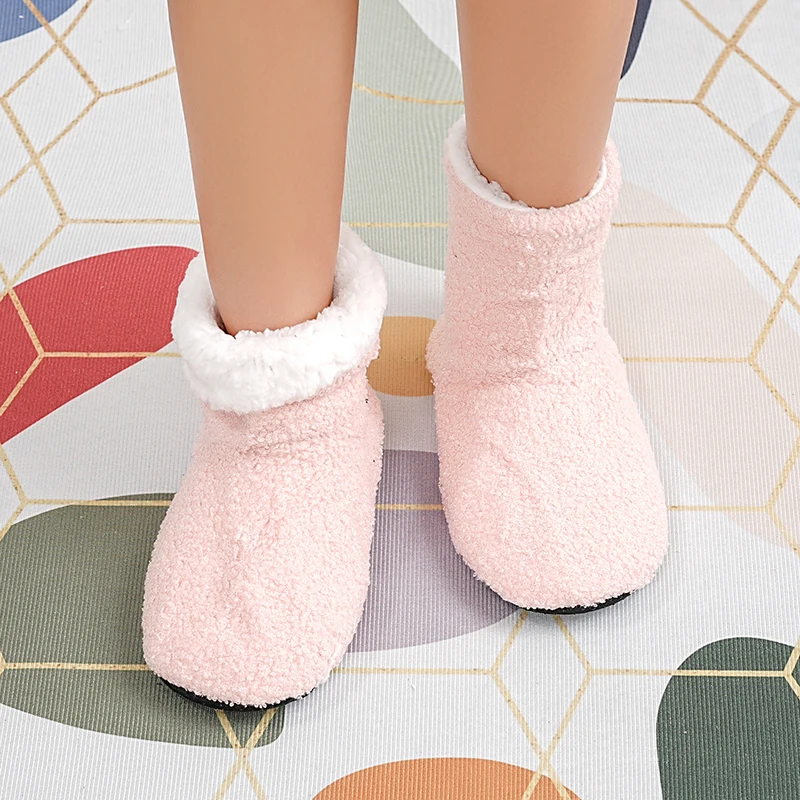 Mntrerm Winter Warmth Postpartum indoor Slippers for Women Indoor Floor Quiet Idea Cloth Soft Cotton Boots for Couples
