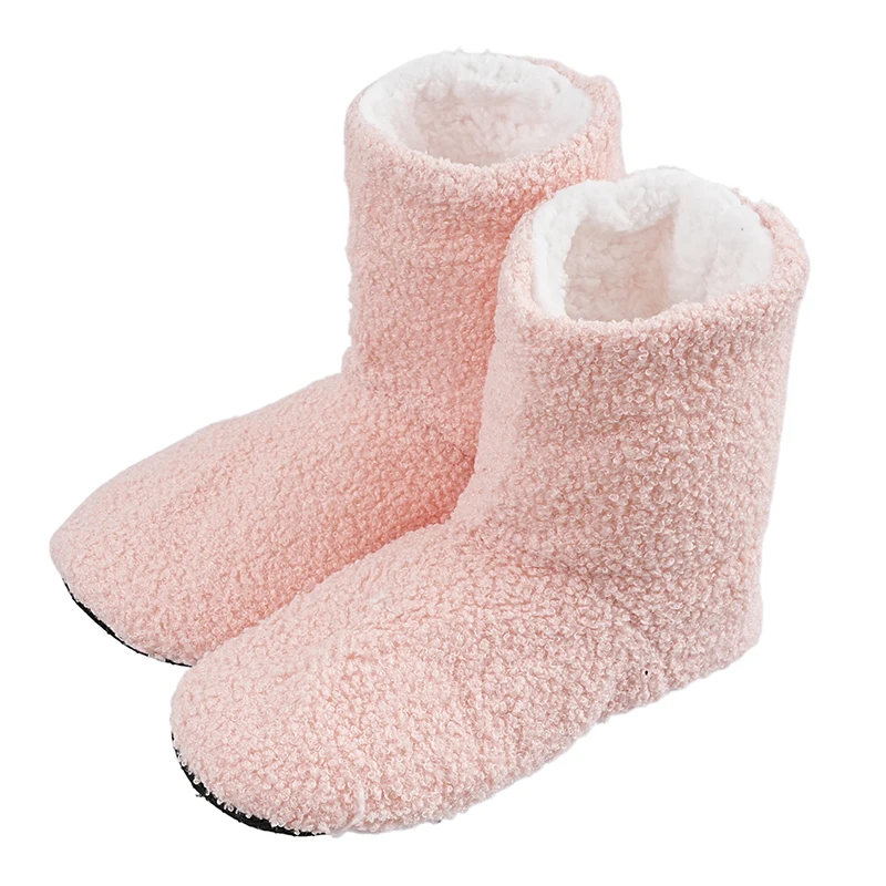 Mntrerm Winter Warmth Postpartum indoor Slippers for Women Indoor Floor Quiet Idea Cloth Soft Cotton Boots for Couples
