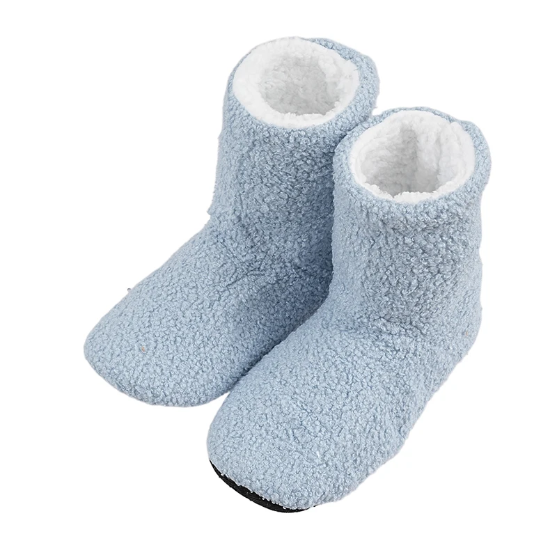Mntrerm Winter Warmth Postpartum indoor Slippers for Women Indoor Floor Quiet Idea Cloth Soft Cotton Boots for Couples